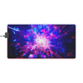 Tapis de Souris Gaming LED RGB Espace Néon — Design Explosion Cosmique XXL | PadCraft Studio - PadCraftStudio