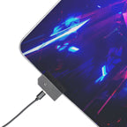 Tapis de Souris Gaming LED RGB Espace Néon — Design Explosion Cosmique XXL | PadCraft Studio - PadCraftStudio