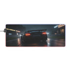 Tapis de Souris Gaming LED RGB Drift Racing - Design Course Urbaine Printify