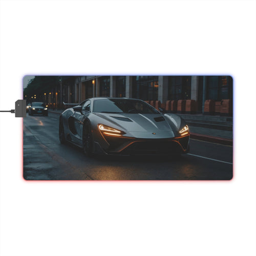 Tapis de Souris Gaming LED RGB Supercar - Design Automobile - PadCraftStudio