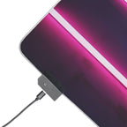 Tapis de Souris Gaming LED RGB Corridor Néon - Design Futuriste - PadCraftStudio