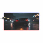 Tapis de Souris Gaming LED RGB Drift Racing - Design Course Urbaine Printify