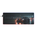 Tapis de Souris Gaming LED RGB Voiture de Course Néon - Design Nuit - PadCraftStudio