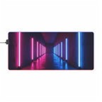 Tapis de Souris Gaming LED RGB Corridor Néon - Design Futuriste - PadCraftStudio