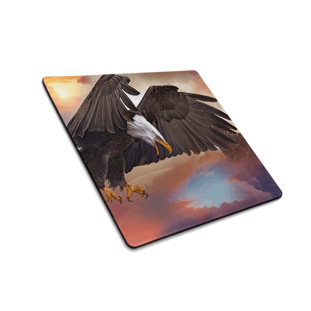 Tapis de souris gaming - Aigle en vol - PadCraftStudio