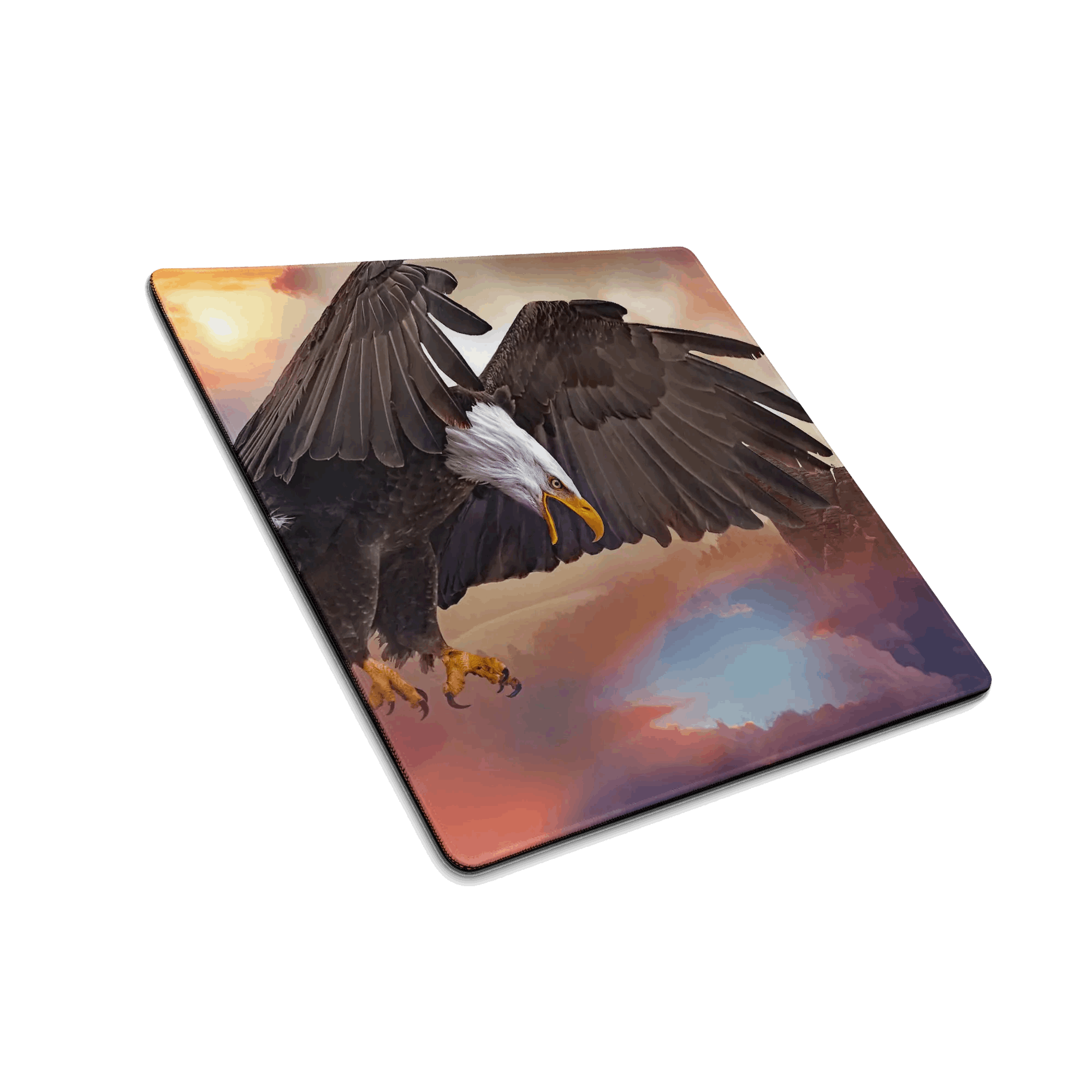 Tapis de souris gaming - Aigle en vol - PadCraftStudio