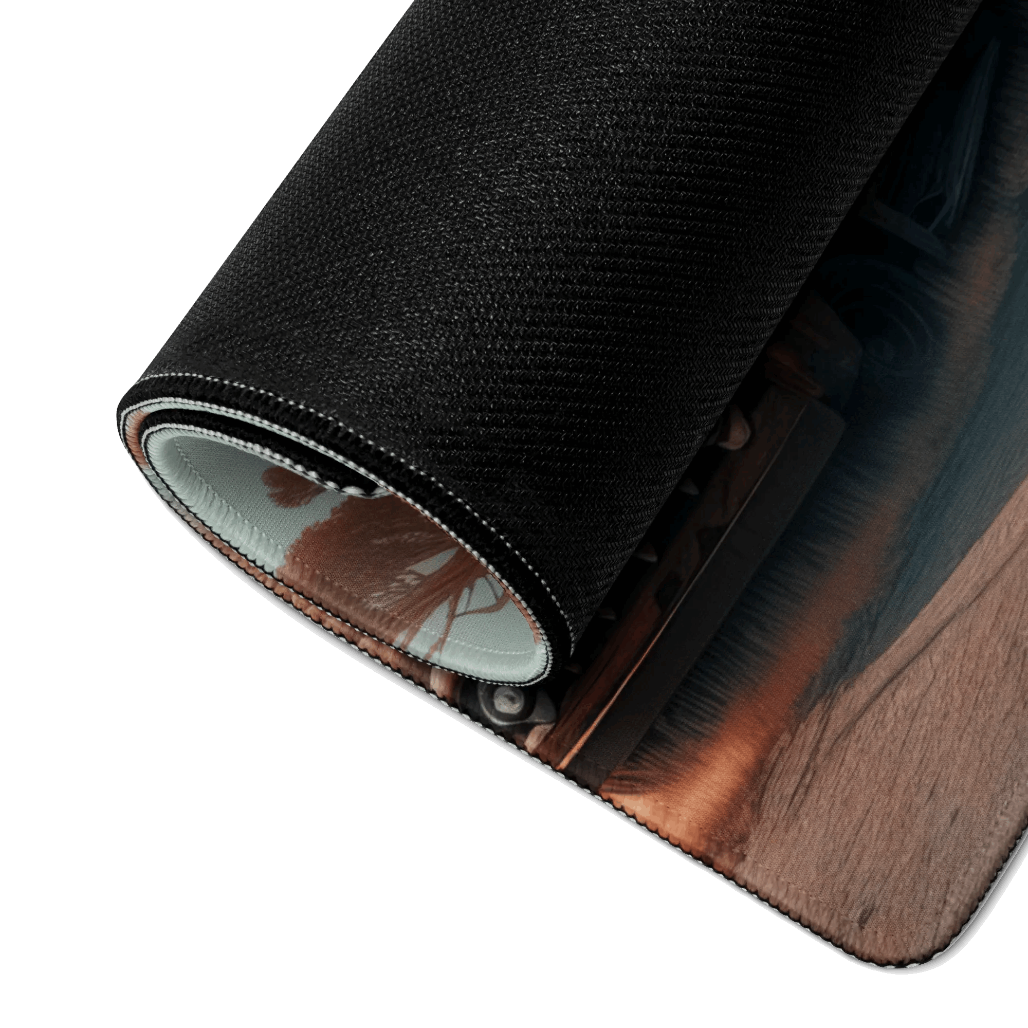 Tapis de souris gaming - Paysages d'ancienne ferme Américaine - PadCraftStudio