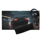 Tapis de Souris Gaming XXL - Design Voiture de Sport de Nuit - 90x45cm - PadCraftStudio