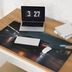 Tapis de Souris Gaming XXL - Design Voiture de Sport de Nuit - 90x45cm - PadCraftStudio