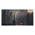Tapis de Souris Gaming XXL New York - Statue de la Liberté (90x45cm) - PadCraftStudio