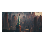 Tapis de Souris Gaming XXL New York - Statue de la Liberté (90x45cm) - PadCraftStudio
