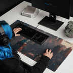 Tapis de Souris Gaming XXL New York - Statue de la Liberté (90x45cm) - PadCraftStudio