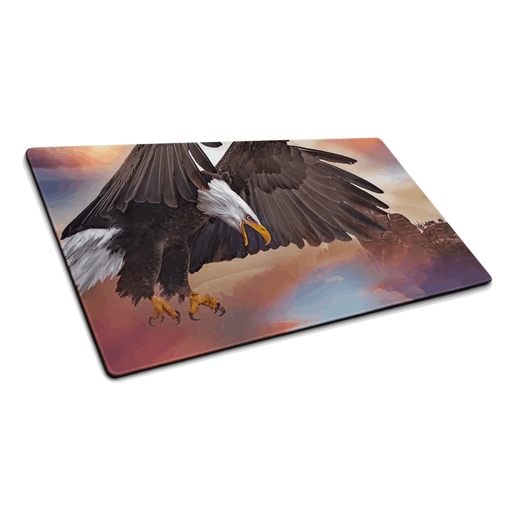 Tapis de souris gaming - Aigle en vol - PadCraftStudio